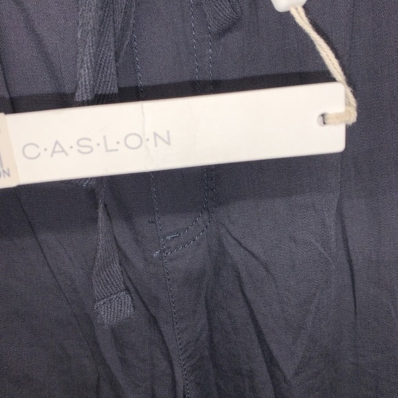 Womens Size MP Caslon Track Style Pants Cotton Blend Grey NWT - Picture 3 of 6